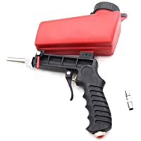 EBILUN Medios Spot Pistola Sand Blaster Pistola de mano Alimentador portátil de aire Gravedad Sandblaster Rust Remover